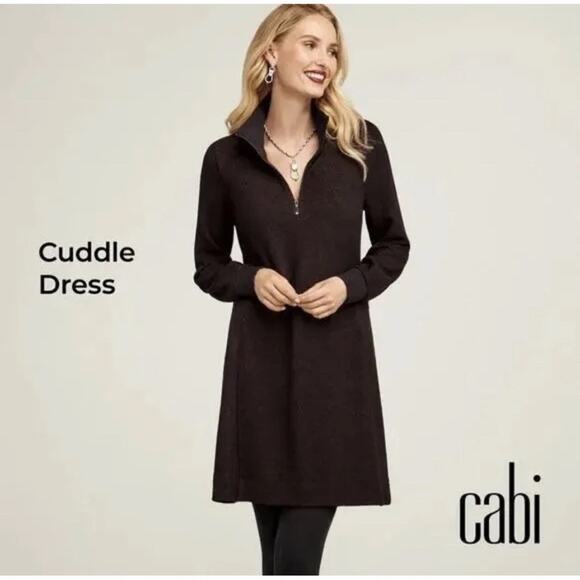 CAbi Dresses & Skirts - CAbi - Long Sleeved Cuddle Sweater Dress - size SMALL - style 4215